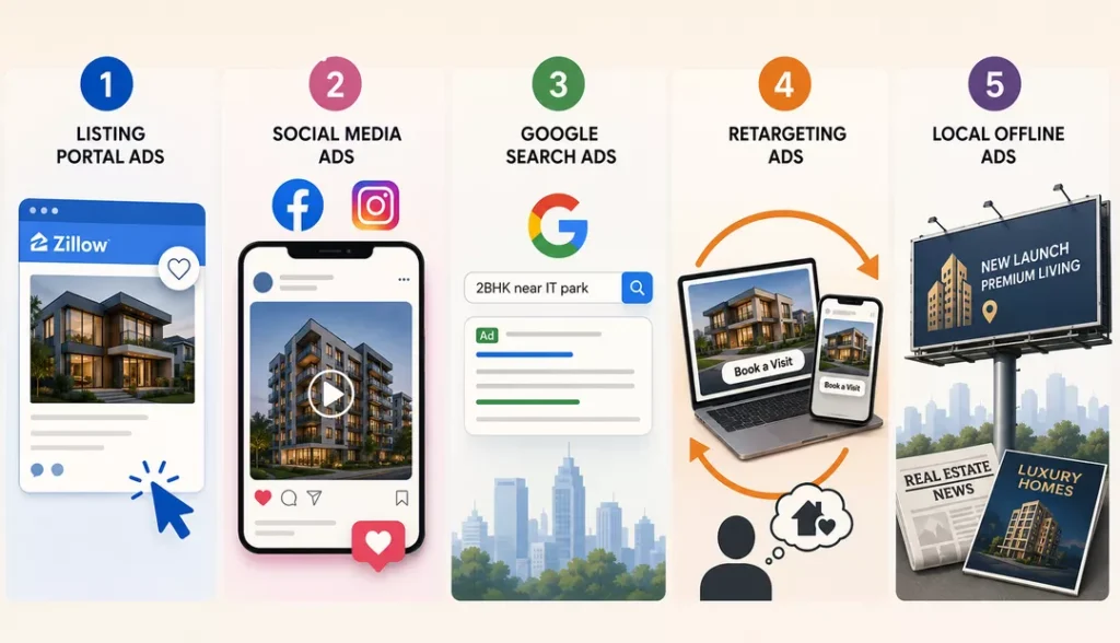 5 Core Types of Ads in Real Estate
