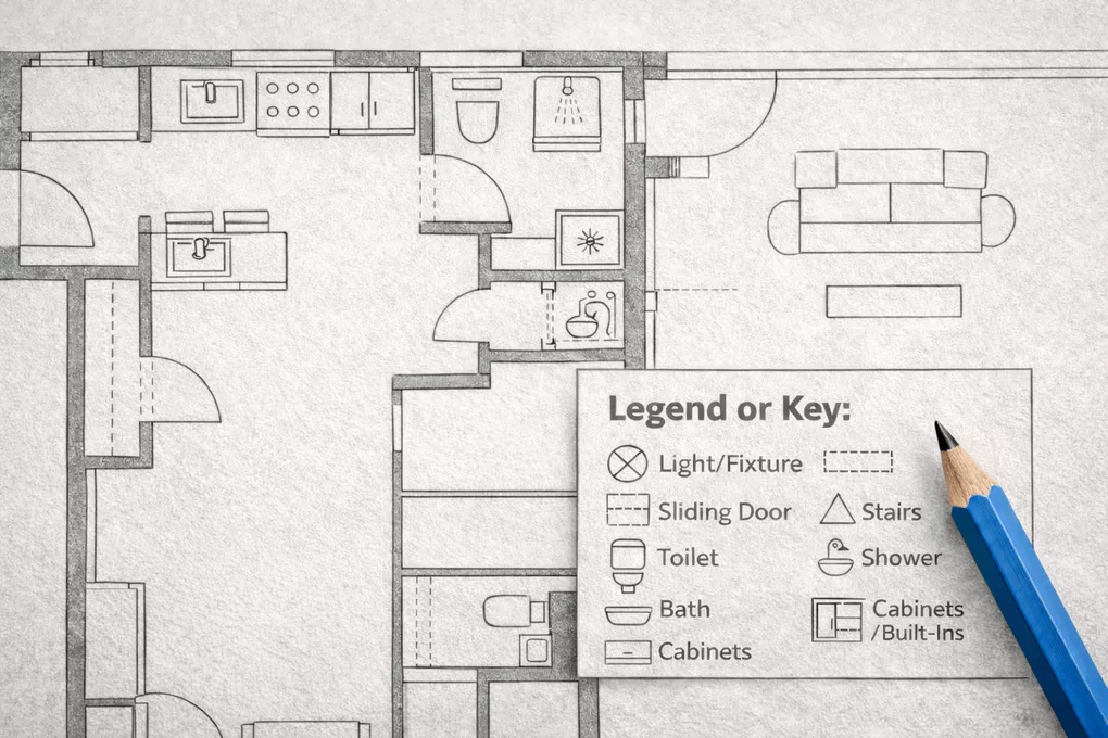 Symbols and Fixtures for Floor Plan