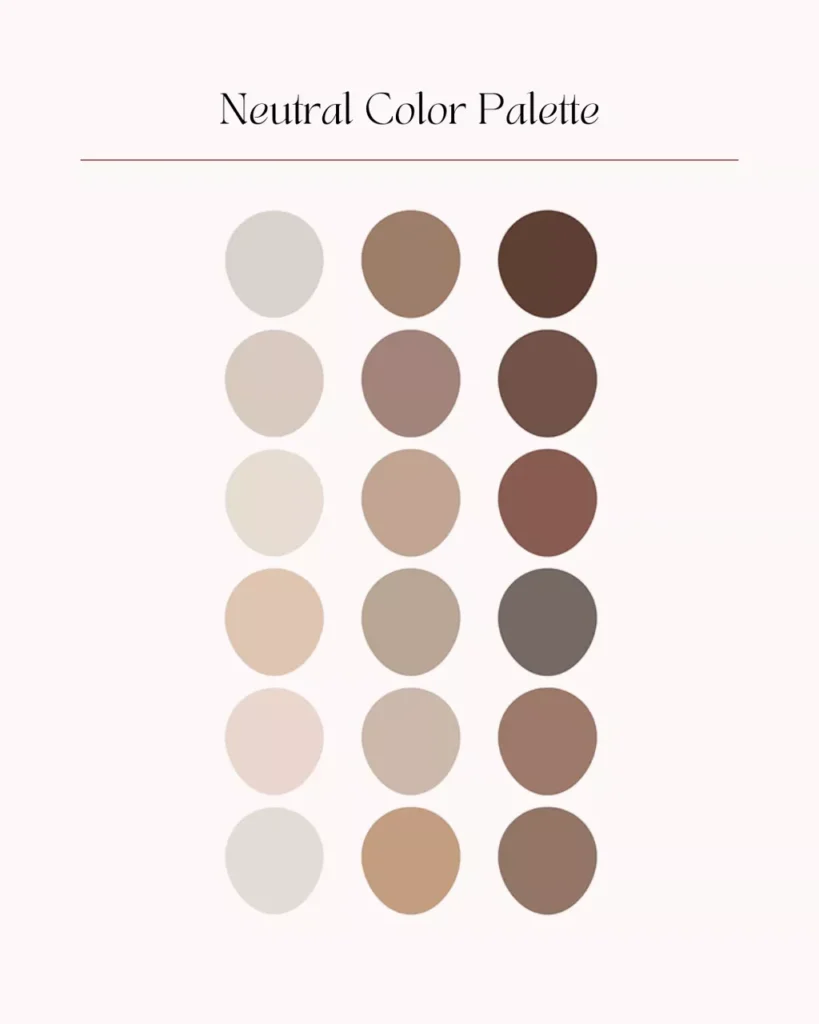 dark academia neutral color