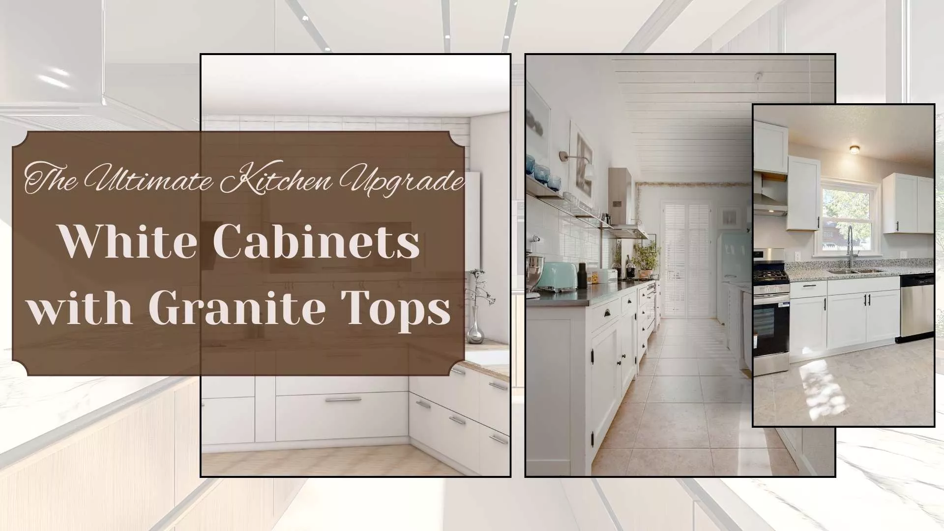 White Kitchen Cabinets With Granite Countertops