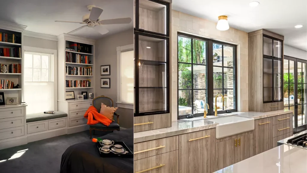 Custom Built-in Storage in Cabin Interior Design