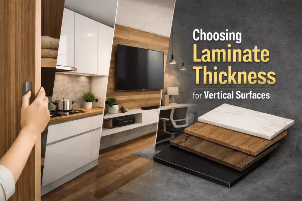 How to Choose Laminate Thickness for Vertical Surfaces