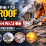 How to Maintain a Roof in Harsh Weather Conditions
