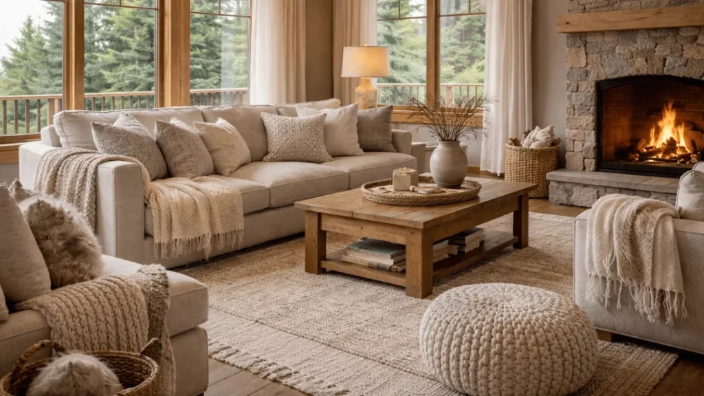 Layered Neutral Textiles