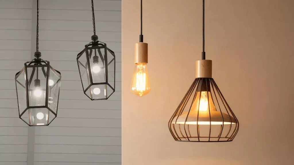 Mixed-Metal Light Fixtures