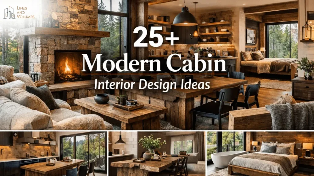 modern cabin interior design