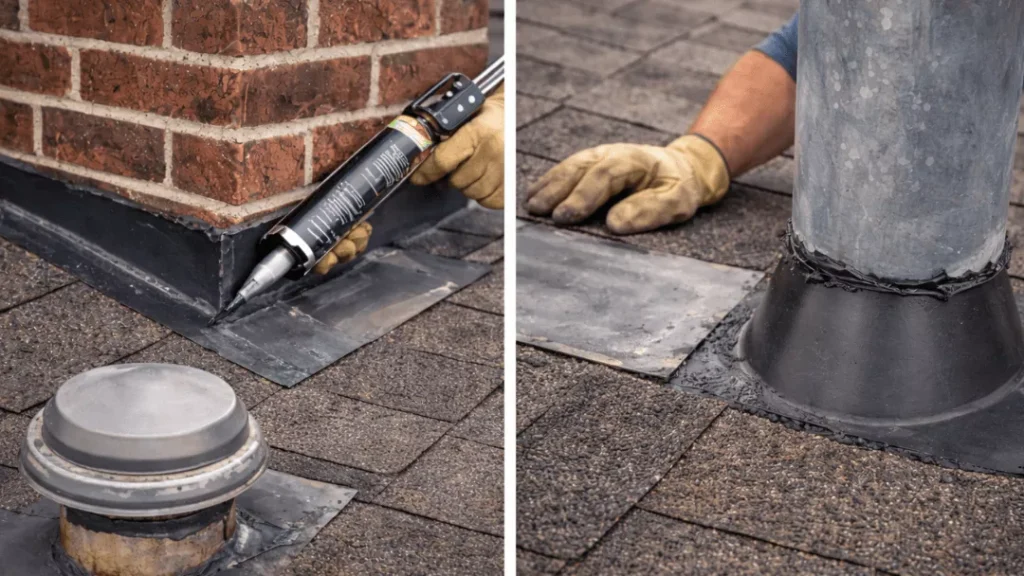 Reinforce Flashing Around Roof Penetrations