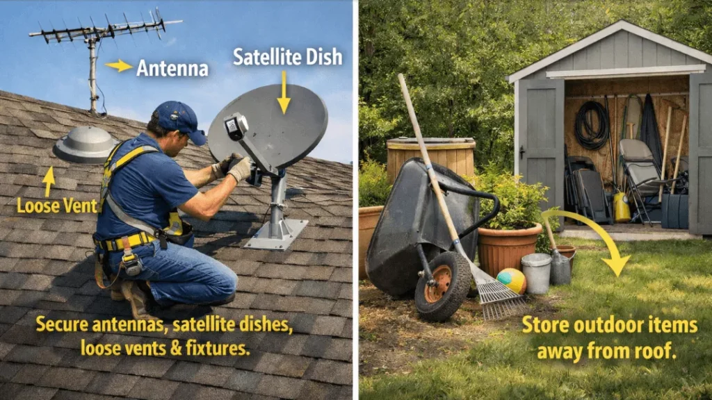 Secure or Remove Loose Items