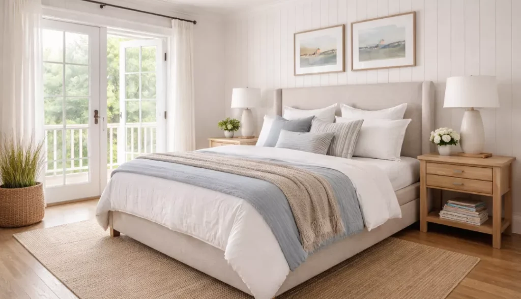 Bedroom in Cape Cod Style House