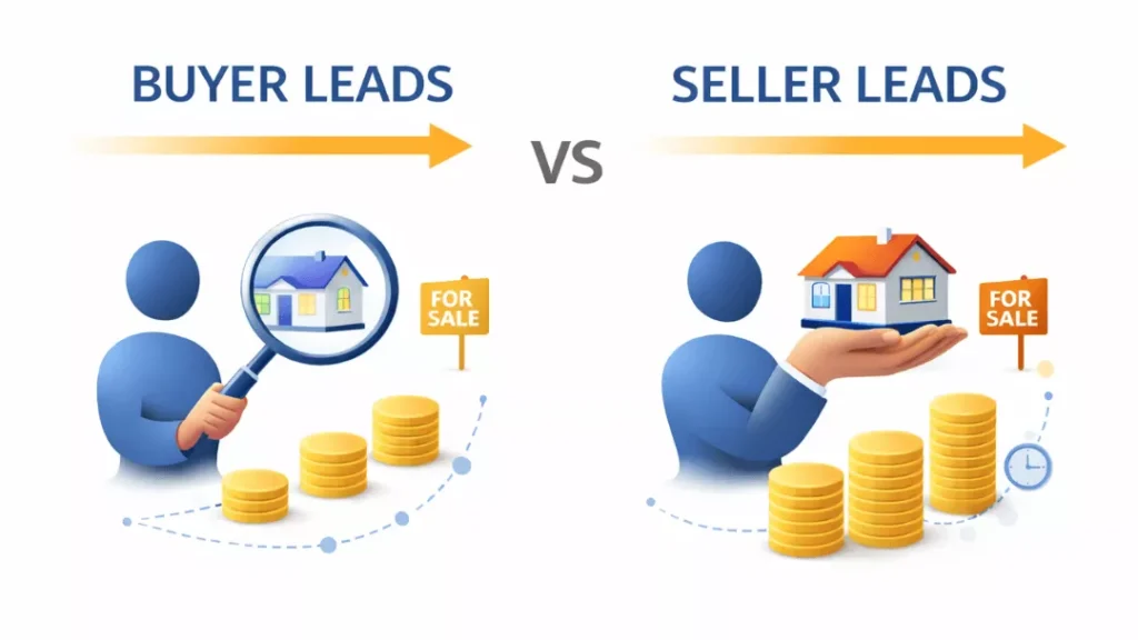 Buyer leads vs seller leads