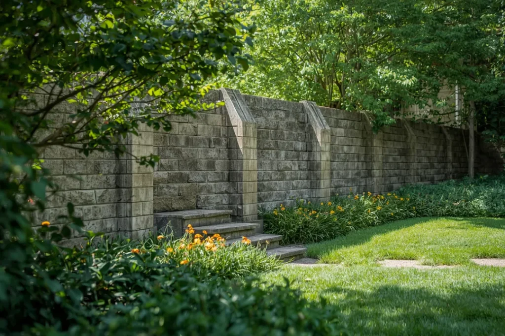 Concrete Block (Segmental) Wall