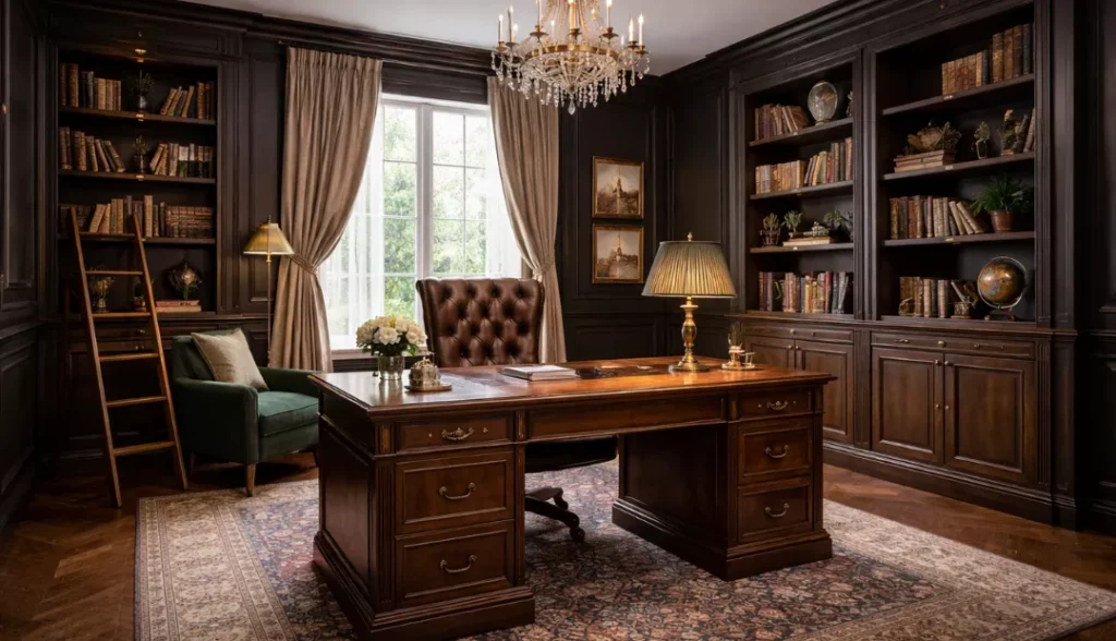 Contemporary Victorian Home Office