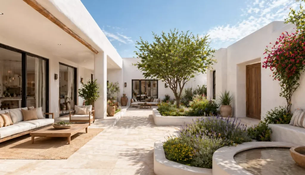 Courtyards, Portales & Enclosed Outdoor Spaces