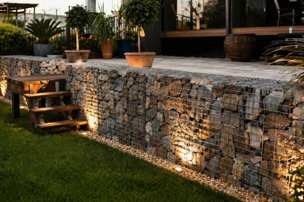  Gabion Wire Cage Wall