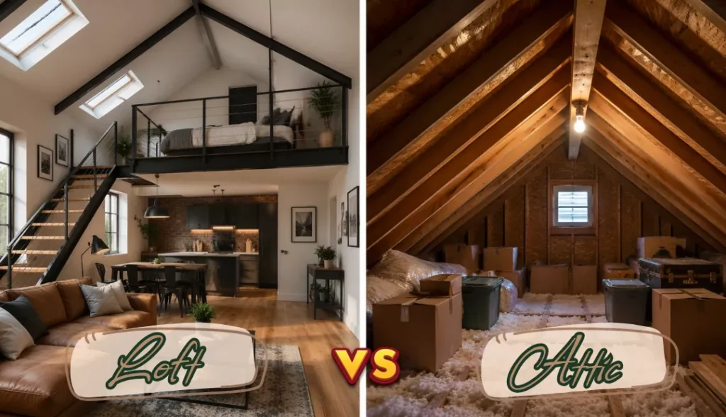 debate around loft vs attic