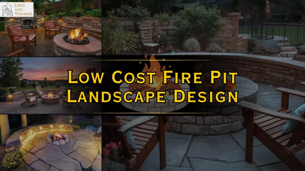 Low Cost Fire Pit Landscape Design