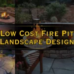 Low Cost Fire Pit Landscape Design
