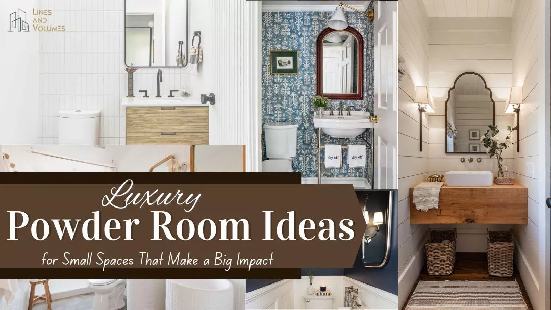 How To Add Luxury To A Small Powder Room?