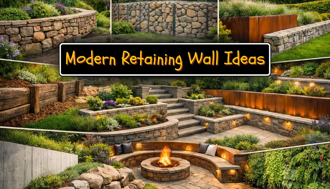 Modern Retaining Wall Ideas