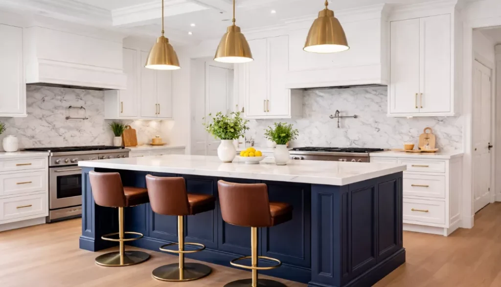 Navy Blue Island for a Strong