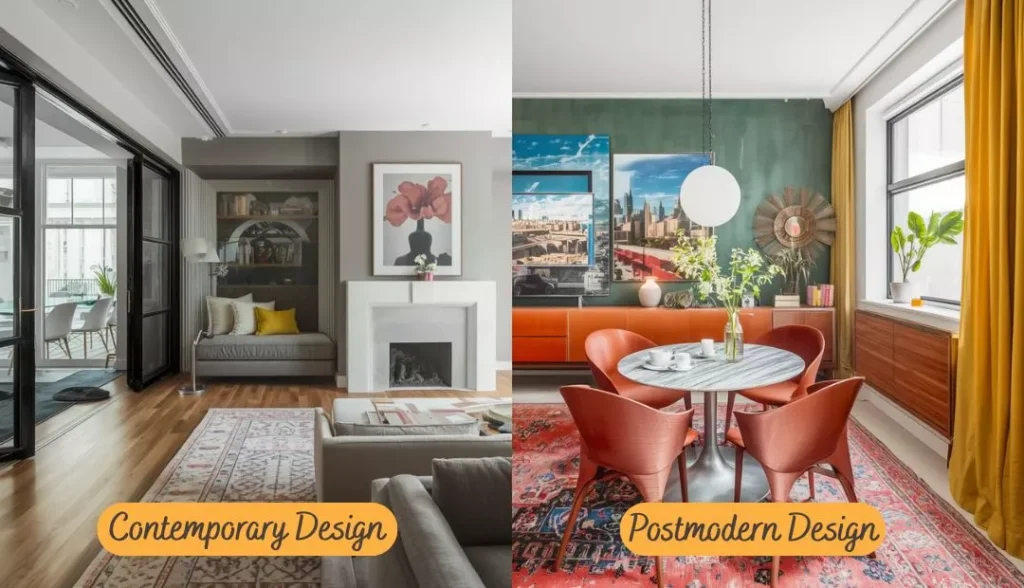 Postmodern vs. Contemporary