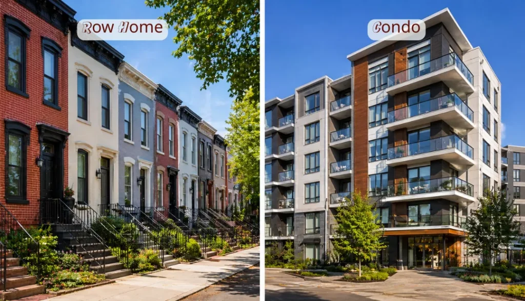 Row Home vs. Condo