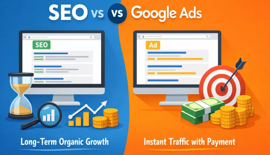 SEO vs Google Ads