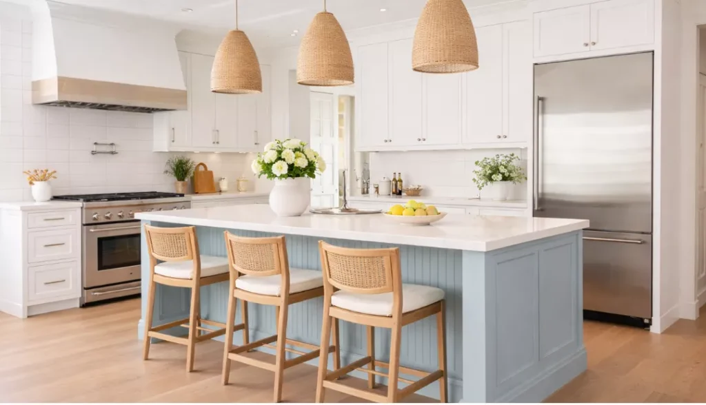 Soft Blue Island for a Lighter