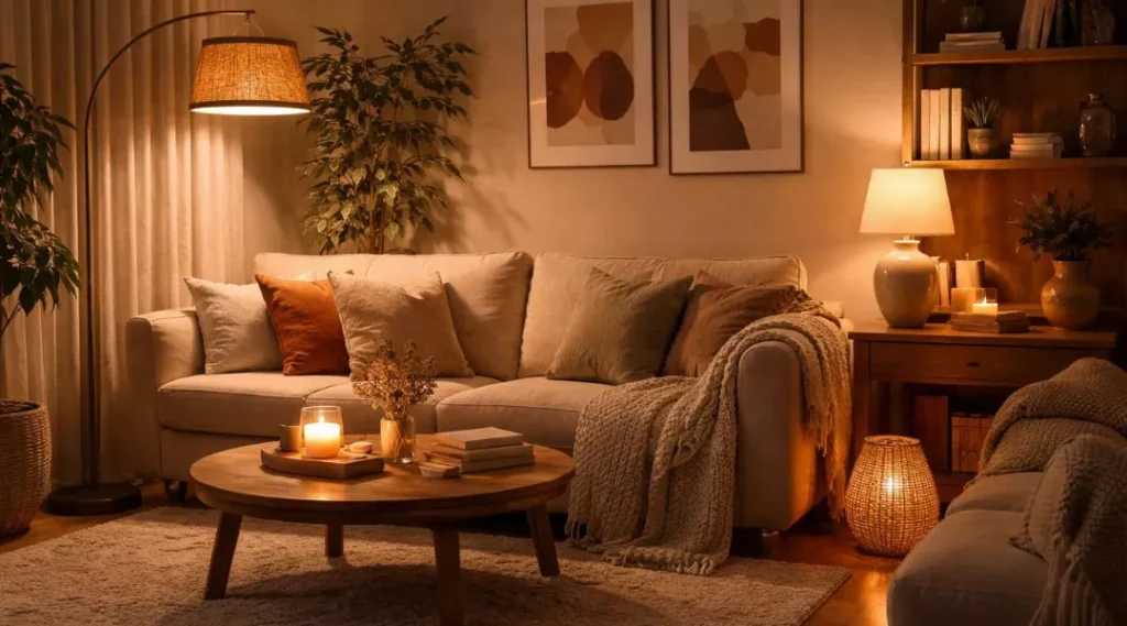 Switch to Warm, Layered Lighting