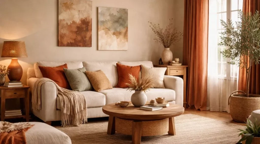 Use Warm, Earthy Colors