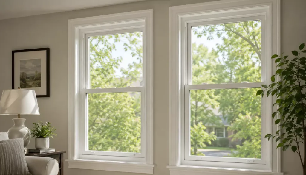 Double-hung windows ia one type of window