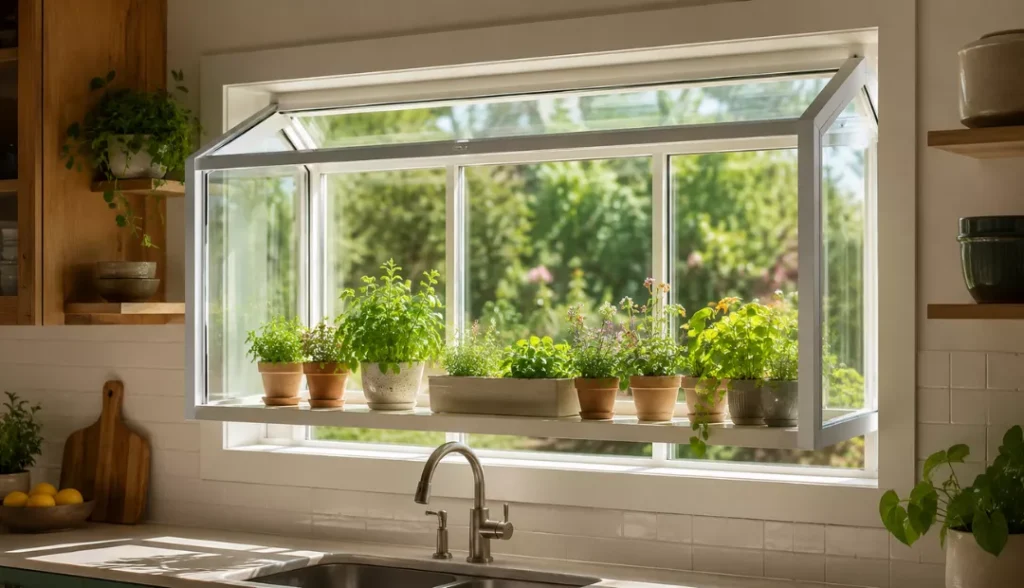 Garden windows