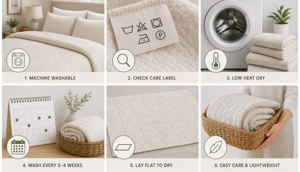 How to Wash and Care for a Coverlet