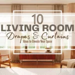 Living Room Drapes and Curtains Ideas