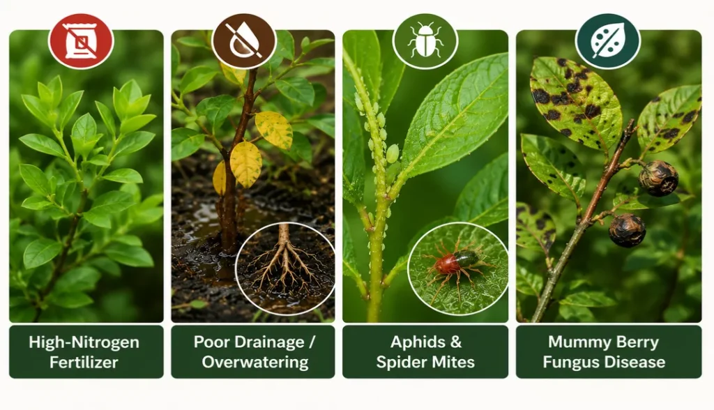 Common Problems while Growing Huckleberry plants