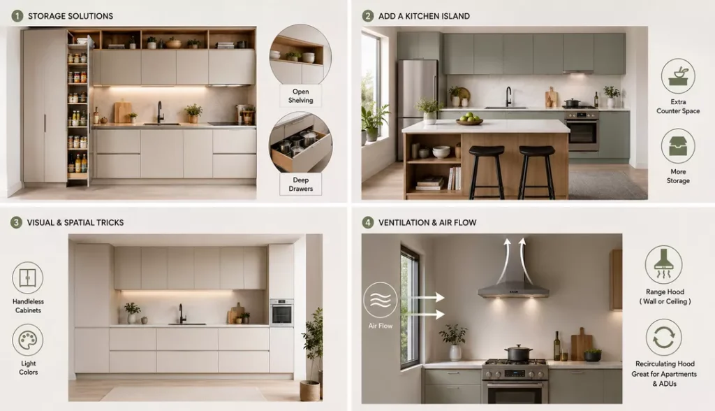 How to Maximize a One Wall Kitchen Layout