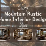 cozy mountain rustic home interior ideas
