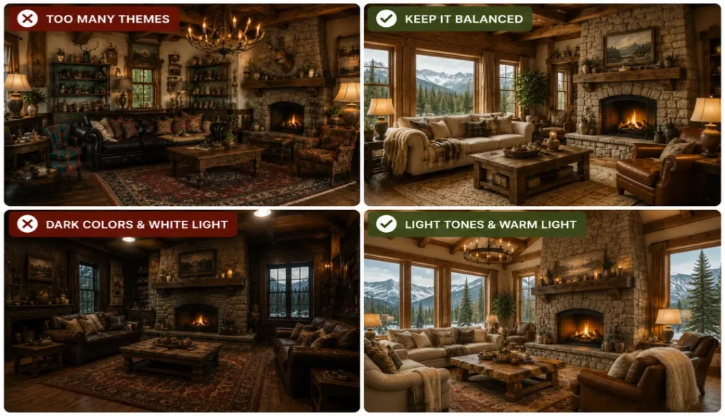 Nature-inspired interior design mistakes in home decor