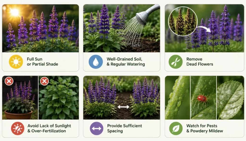 Salvia Care Tips for Healthy Growth