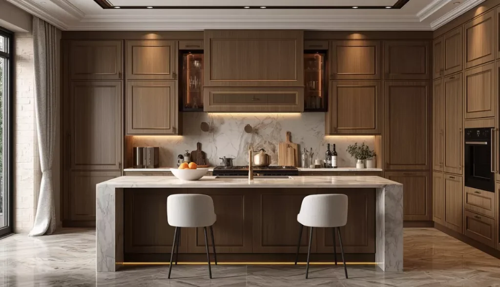 make your kitchen island look decorative