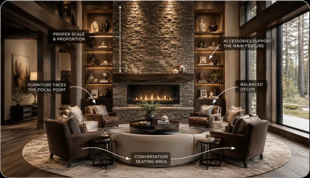 Tips for Designing Around a Focal Point