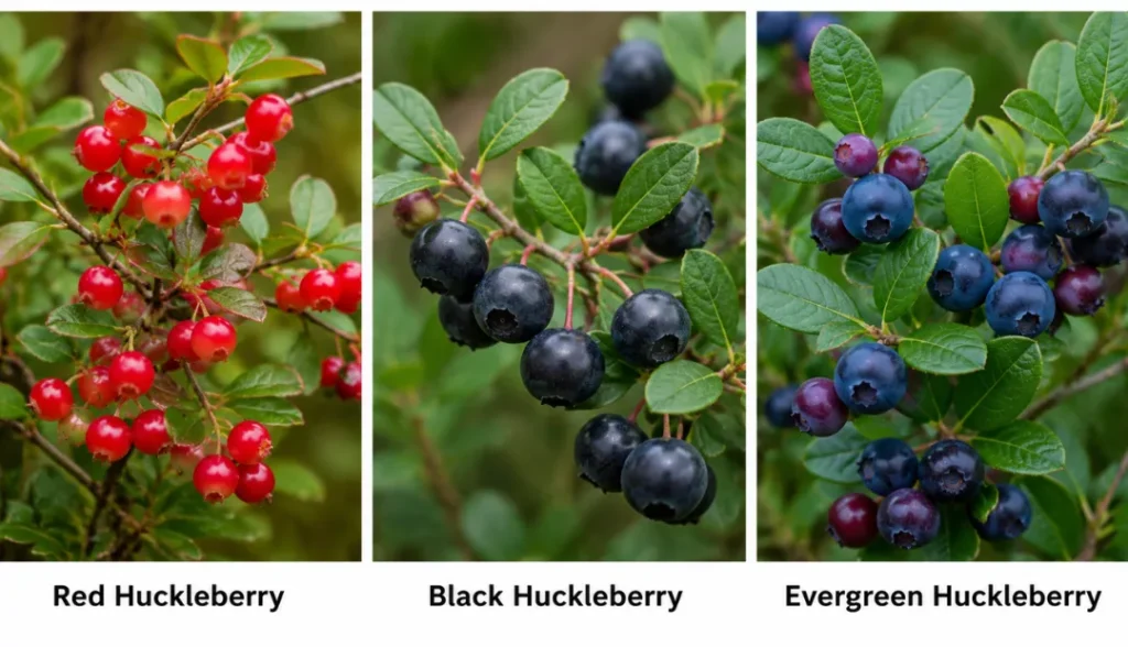 Types of Huckleberries