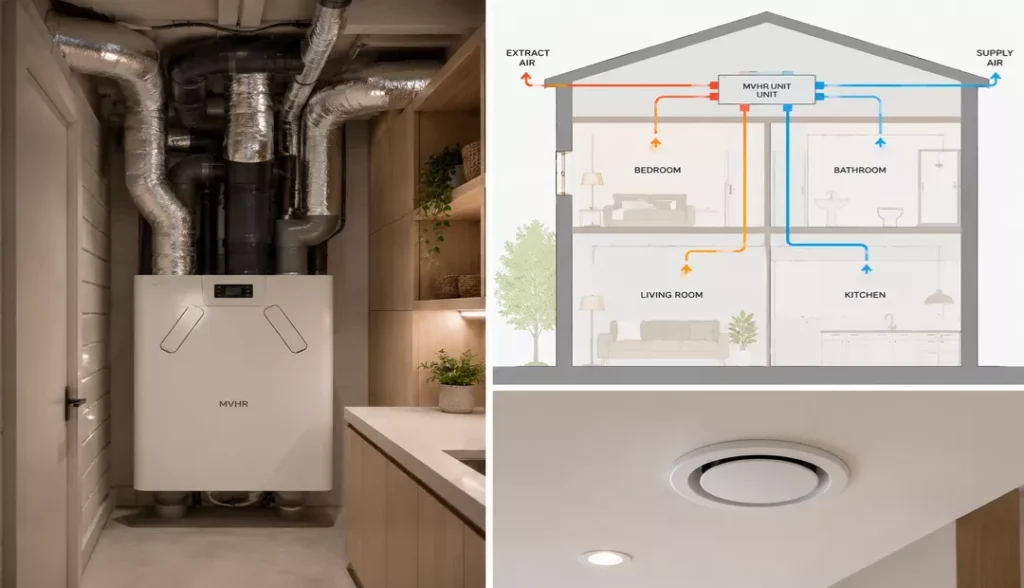 Ventilation System in Hackney House London