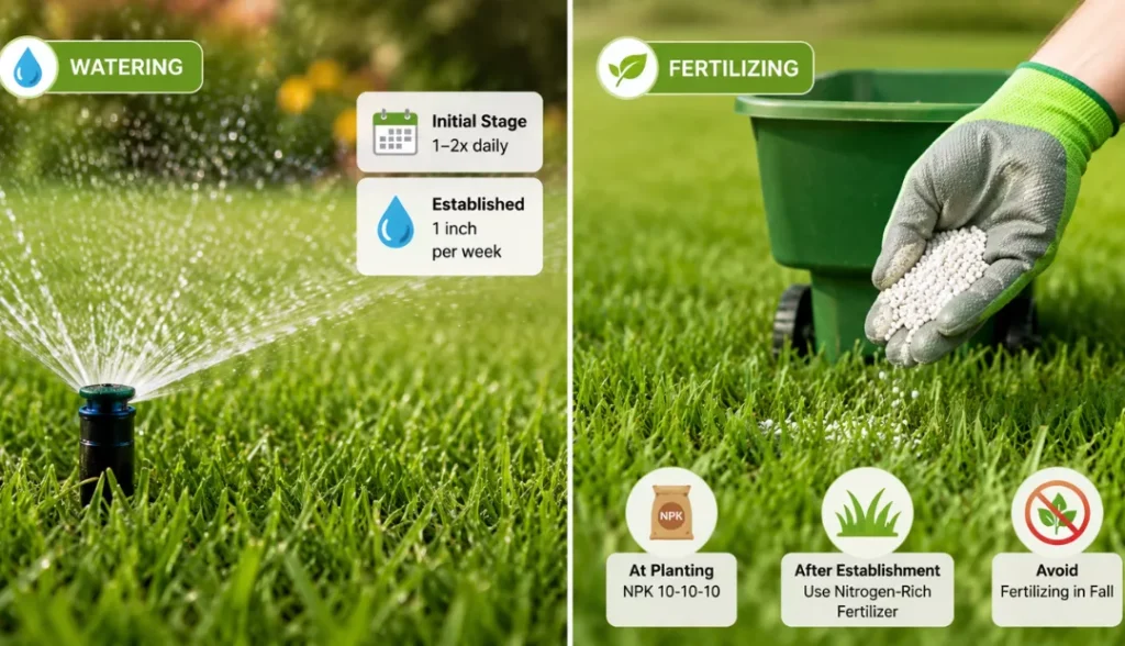 zoysia watering tips