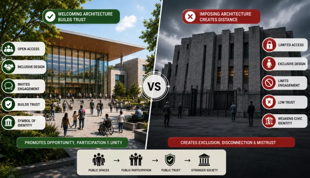 Architecture Shapes Civic Identity and Public Trust