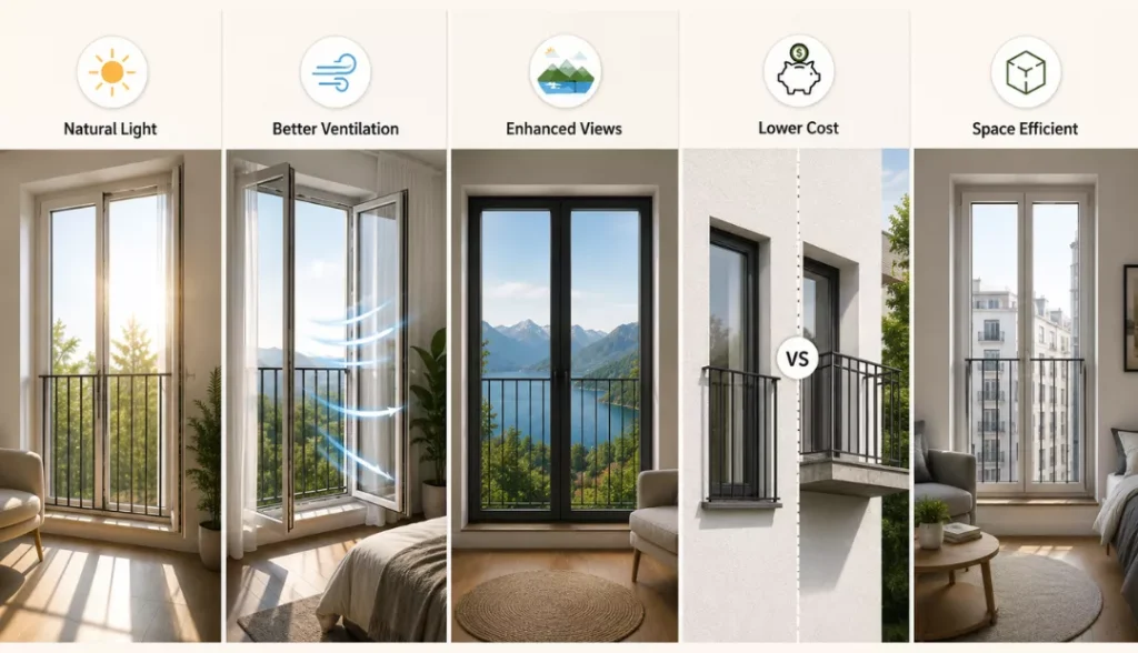 Benefits of Juliet Balcony