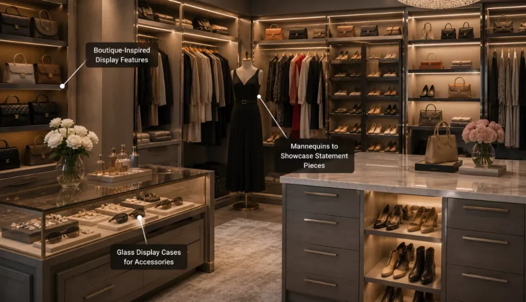 Boutique-Inspired Display Features