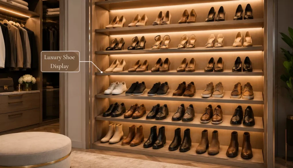 Dedicated Shoe Storage