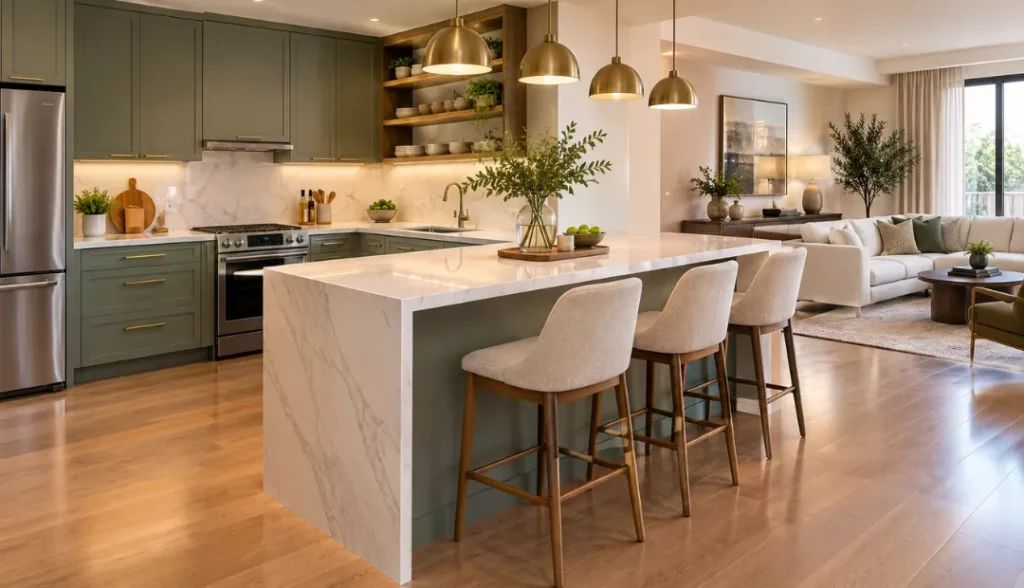 Peninsula for Mid-Sized Kitchen