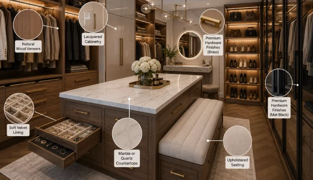 Premium Materials and Finishes